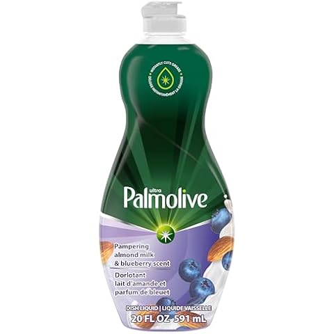 Palmolive Ultra Soft Touch Dish Soap, Almond Milk & Blueberry 20 fl oz, Packaging May Vary Cover