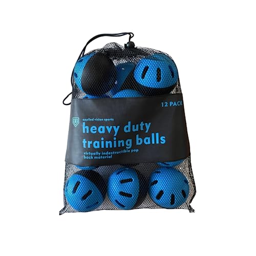 Applied Vision Sports Baseball Training Balls - Ultra-Durable, Crazy Movement Warm-up, Limited Flight Hitting Balls