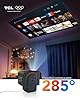 TCL C1 Videoprojecteur 4K Compatibilité, Natif 1080P, Audio Dolby 8 W, Netflix Certifié, Smart Google TV Intégré, Auto Focus/Keystone, Wi-FI Bluetooth, Pivotant à 285° Mini Projecteur Video Portable