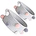 Angoily Cesta de Almacenamiento de 2 Piezas de Cuerda de Algodón con Bola de Pompones Organizador Decorativo Tejido para Lavandería Estante de Cuarto de Niños Juguetes Sala de Estar
