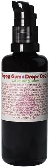Living Libations - Organic Happy Gum Drops Oil Swishing Serum | Natural, Wildcrafted, Vegan Clean Beauty (1.7 fl oz | 50 ml) image 3