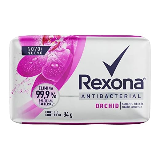 Sabonete em Barra Antibacterial Orchid Rexona Cartucho 84g, Rexona, multi-color