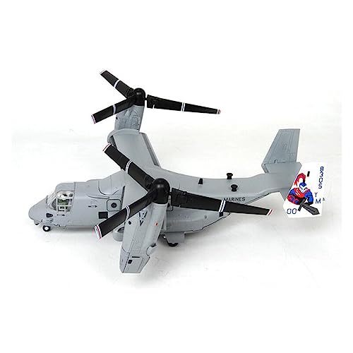 Modelo de avión v22 osprey miniatura de metal para decorar despachos 5