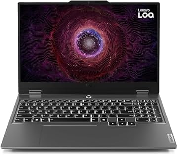 LOQ 15 15AHP9 RTX 4060 AI Gaming Laptop, 15.6" FHD 144Hz, AMD Ryzen 7-8845HS, NVIDIA GeForce RTX 4060, 16GB DDR5 1TB SSD, W11H, Luna Grey with 3-Month Xbox PC Game Pass