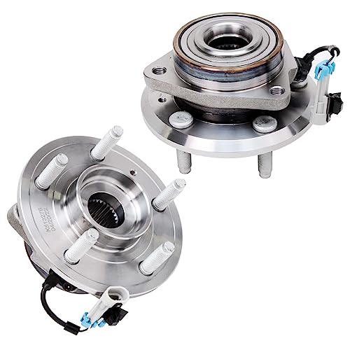 Detroit Axle - Pair Front Wheel Bearing Hubs Assembly for 2007-2009 Equinox