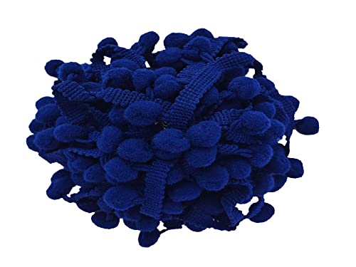 Ball Fringe Trim 8 Yards 12 Mm Pom Pom Trim Fringe For Sewing Accessory Decoration Diy Crafts (12 Mm, 060301 Navy Blue) #TOP5