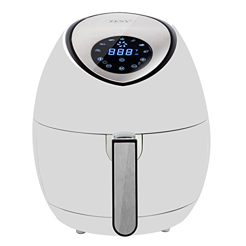 ZENY 1500W Electric Air Fryer w/Touch Screen Control 3.7QT, 7 Presets, w/Recipes