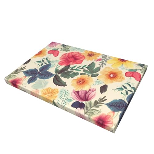 Impression de fleurs sur toile moderne grand format sans cadre - 2