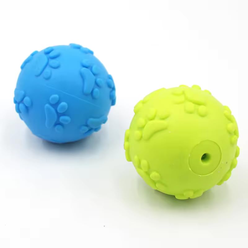 BohoBark Non-Toxic Rubber Ball Chew Toy, Puppy/Small Dog Teething Toy Combo of 2 Pcs Pack (B0D457VYMP) Amazon Price History, Amazon Price Tracker