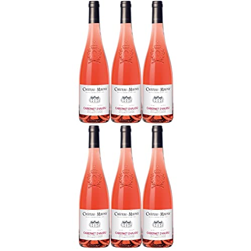 Loire Proprietés Cabernet d'Anjou AOC Château de Mauny Roséwein rosé lieblich Frankreich inkl. FeinWert E-Book (6 x 0.75 l)