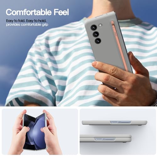 Funda Samsung Galaxy Z Fold5 Slim S Pen con ranura porta lápiz y soporte anticaídas 6
