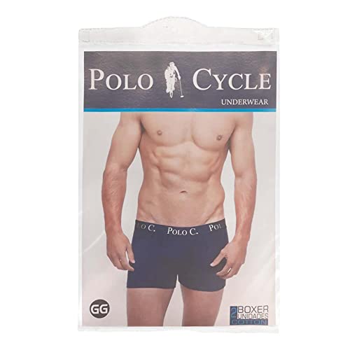 Kit com 2 Cuecas Boxer Microfibra Advance - Polo Cycle Chumbo Gg