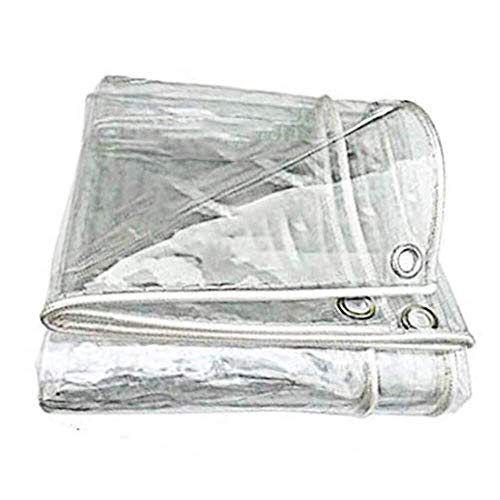 Mr.T Paño de la Cortina impermeab le Lona Transparente a Prueba de Polvo Impermeable Cortina Impermeable pérgola Cubierta del Coche Espesado PVC paño Protector Solar (Size : 2X3M)