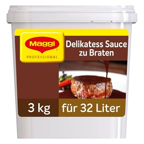 Maggi Delikatess Sauce zu Braten als Bratensauce, Saucenbinder, ideale Grundsauce für jede Küche, 1er Pack (1 x 3kg Beutel)