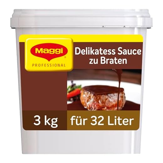 Maggi Delikatess Sauce zu Braten als Bratensauce, Saucenbinder, ideale Grundsauce für jede Küche, 1er Pack (1 x 3kg Beutel)