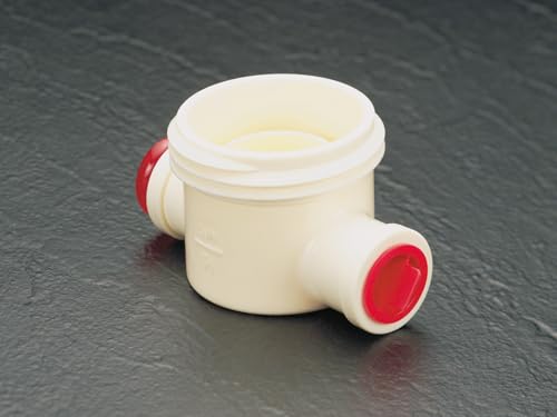 Image of Caplugs CPT-12L CPT Series - Plastic Center Pull-Tab Tapered Plug, 50 Pack, Red LD-PE, Flange OD 1.12 inch x Plug ID 0.973 inch, Hole Protection, Leak Prevention, Masking, Painting, Powder Coating (ZCPT12LQ1)