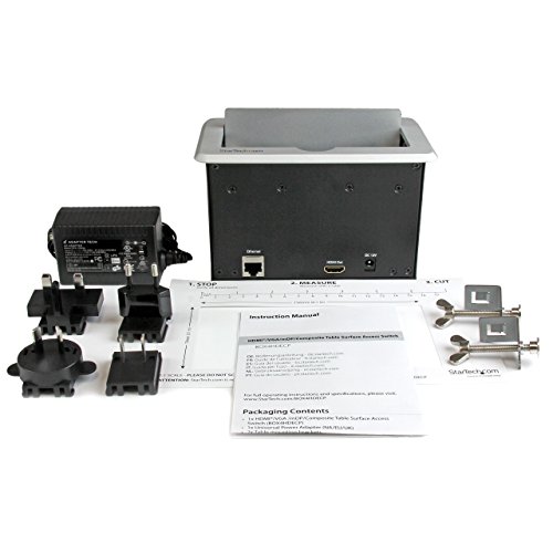 Point de connexion table réunion HDMI anti-panique de câbles StarTech