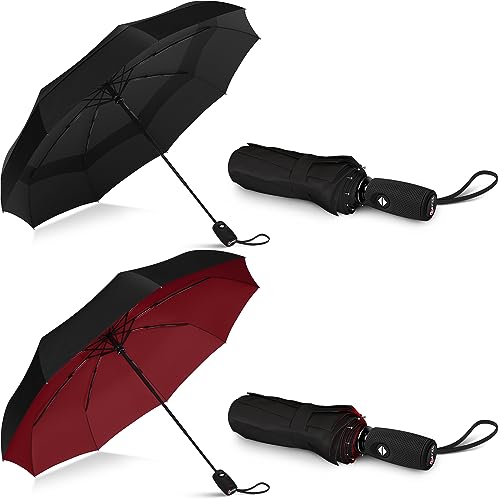 Repel Umbrella The Original Portable Travel Umbrella - Umbrellas for Rain Windproof, Strong & Compact for Wind and Rain - Perfect For On-the-Go