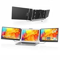 Amazon.co.jp: モバイルモニター 14インチ デュアルディスプレイ USB