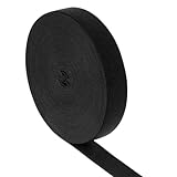 3/4 Inch 11 Yards Elastic Strap Band for Sewing, Black Heavy Stretchy Waistband High Elasticity Knit Sewing Elastic Thread Bands for Clothes Pants Waist Pants Wigs DIY Crafts