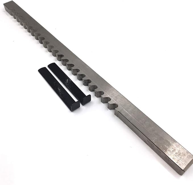 Keyway Broach 3/8 Inch Size C Push-Type HSS High Speed Steel Broach Cutting CNC Machine Tool