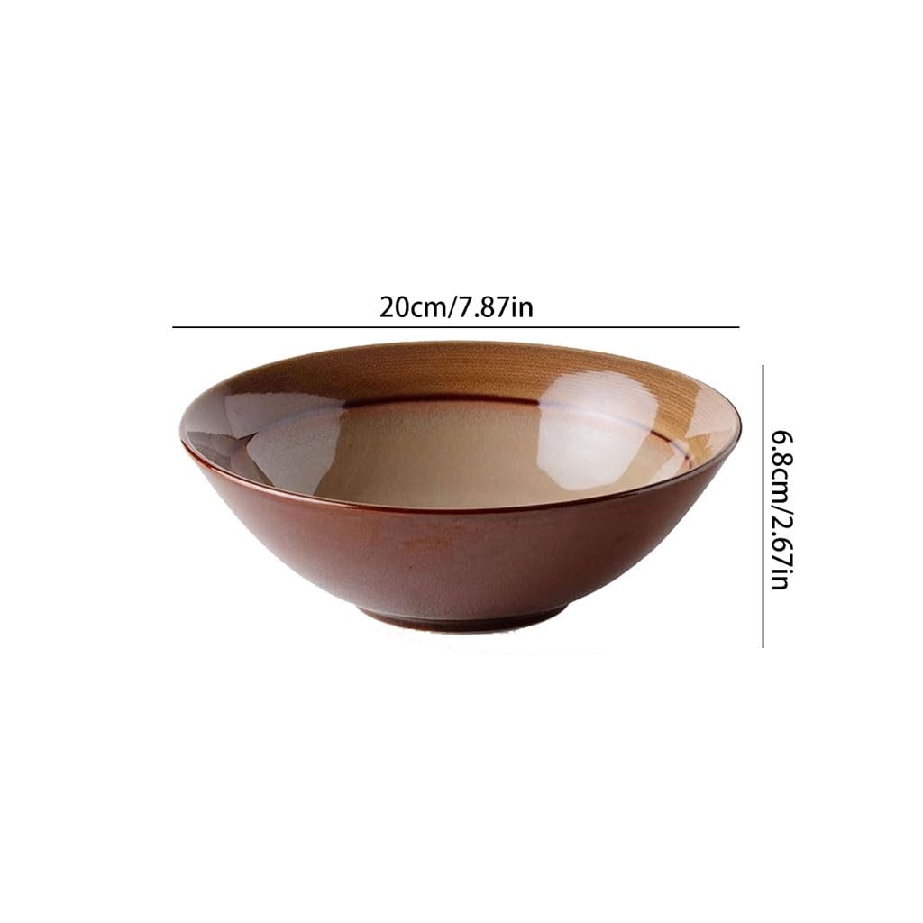 Miski na zupę miska do makaronu kolor do użytku domowego, ceramiczna miska do zupy do restauracji, miska na gulasz wysoki wygląd miski kuchenne