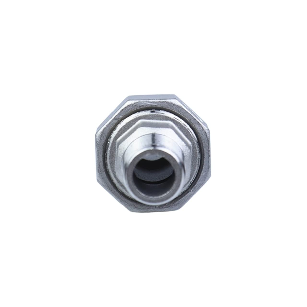 1/4" 3/8" 1/2" 3/4" 1" 1-1/4" 1-1/2" 2" BSP Male*Male Thread 304 Stainless Steel Union Pipe Fitting Connector Coupler Cheerfully (Size : 2 inch)