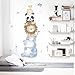 Niedliche Tier-Aufkleber für Kinder, Cartoon-Tier-Aufkleber für Wanddekoration, Babyzimmer-Dekoration, Nilpferd, Löwe, Panda, Kätzchen, Wohnzimmer, Kunst, Wanddekorationen
