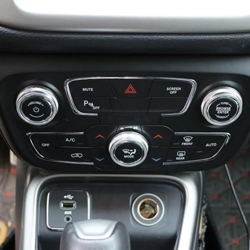 Couvercle bouton Jeep Compass réparer bouton climatisation console centrale - 6