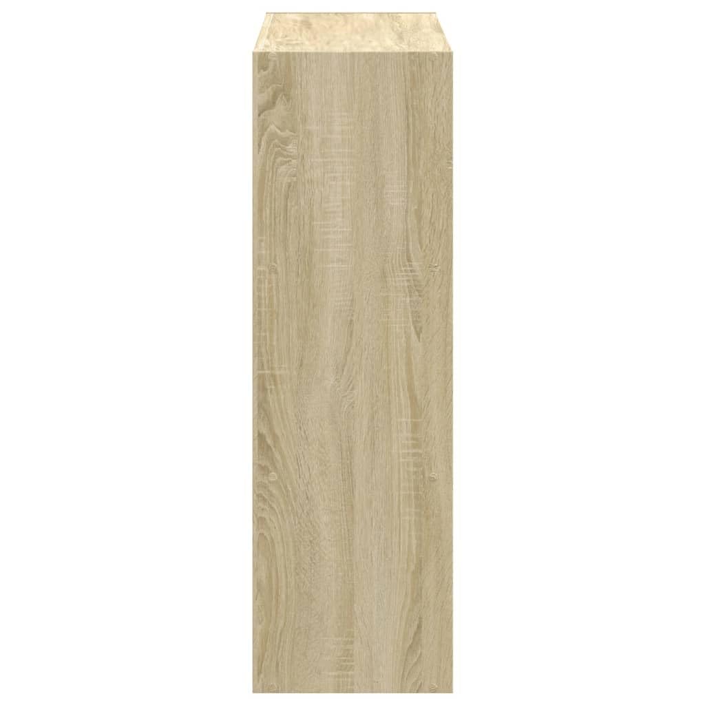 Generisch Bücherregal Sonoma-Eiche 102x32x102 cm Holzwerkstoff,Möbel,Regalsysteme,Bücherregale Bücherschränke-852818