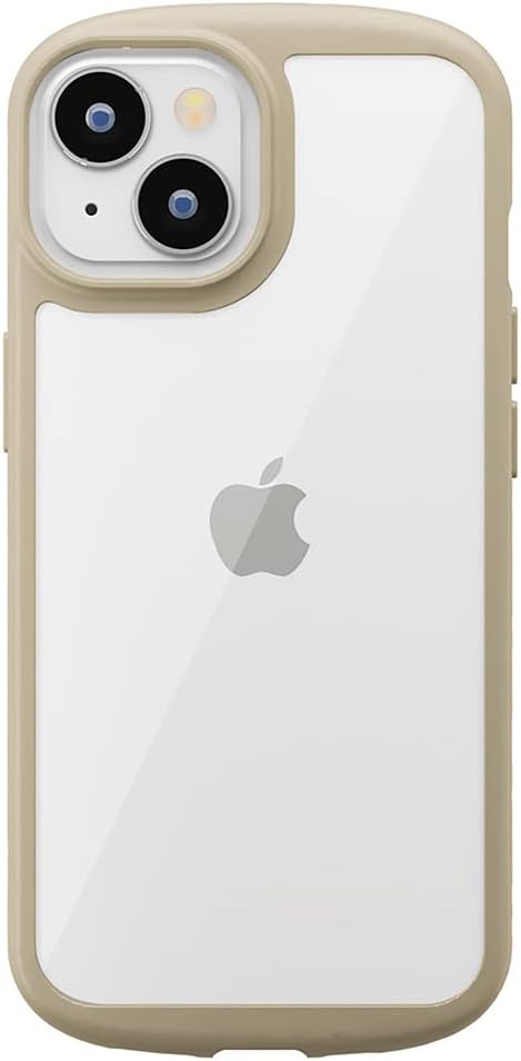 Premium Style PG-22KPT02BE Clear Tough Case for iPhone 14, Compatible with MagSafe Charger, Beige