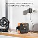 FlashFish Tragbare Powerstation 98Wh, 120W Solargenerator Akku 230V Mit AC,USB,Typ-C Ausgabe, Mobile stromgenerator Mit LED Licht für Reise,Camping,Wohnmobil und als Notstromaggregat