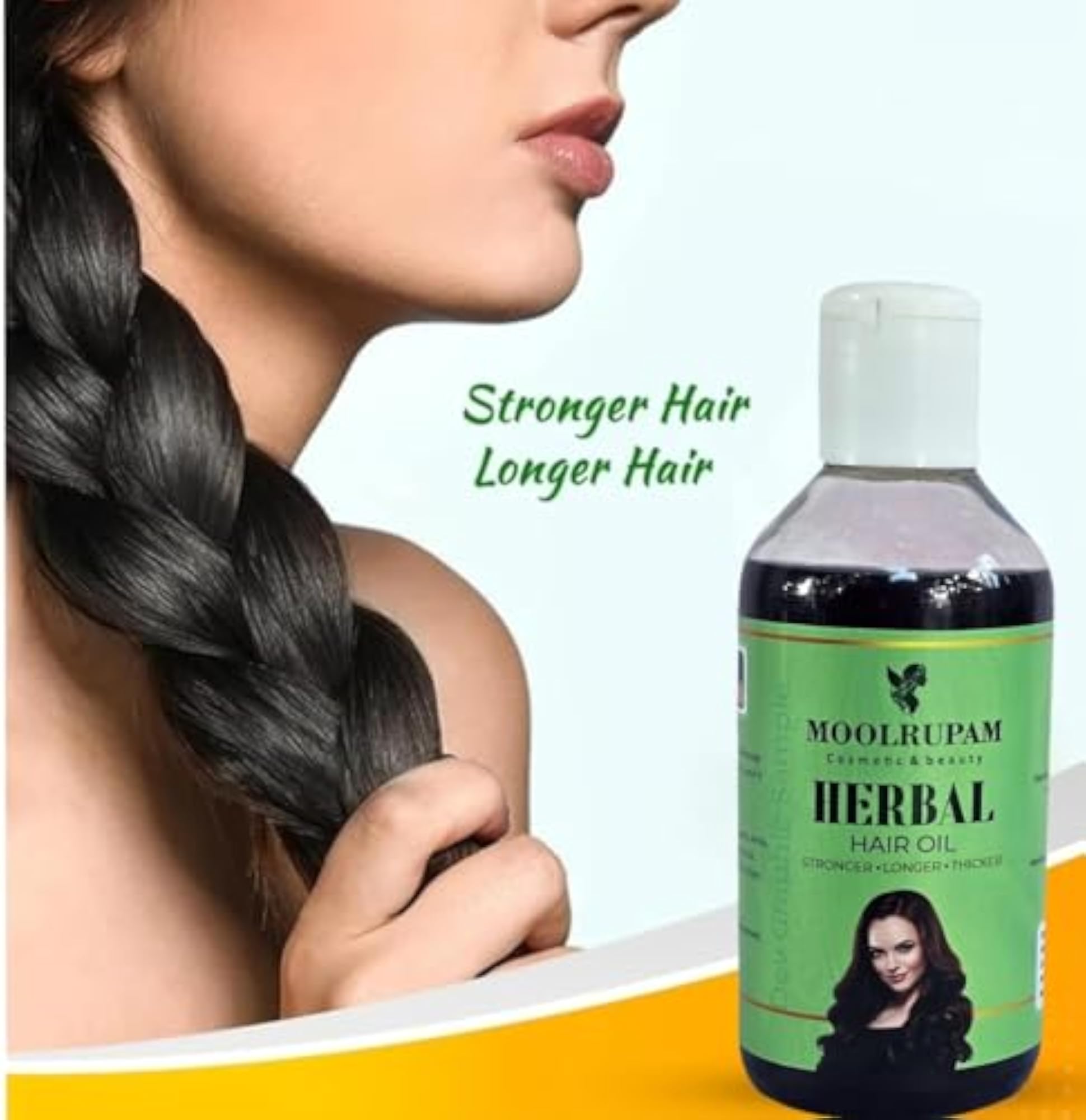 Herbal Hair Oil for Stronger, Longer Hair Growth