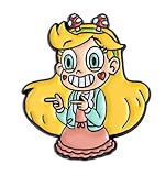 Star Butterfly Cartoon Character Metal Enamel Pin
