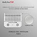 BaBylissPRO Barberology Stainless Steel Replacement Taper Blade for Hair Clippers (FX801J)