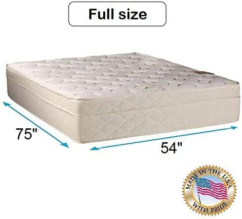 DS Solutions USA Beverly Hills Full Firm Foam Encased Eurotop Mattress Only