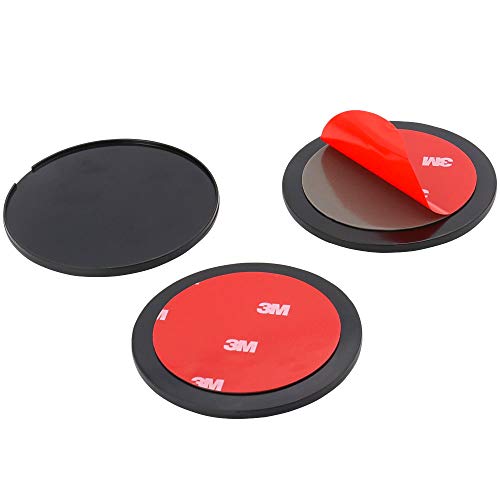 3 Pack 7CM Klebe-Befestigungsplatten fürs Armaturenbrett, Auto Dashboard Sticky Klebescheibe Pad Halterung with 3M Sticker für Tomtom GO Start