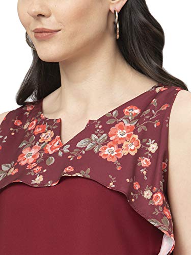 Image of Selvia Women's Floral Regular Fit Dress Shirt