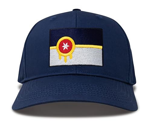 Image of International Tie City Hat for Men and Women, Adjustable Snapback Trucker Baseball Cap with Embroidered Patch