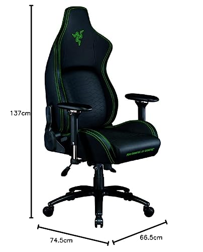 Razer Iskur ゲーミングチェア 可動式ランバーサポート 高密度フォームクッション 4Dアームレスト 持ち運びやすい設計 メモリーフォームヘッドクッション付属 【日本正規代理店保証品】 RZ38-02770100-R3U1 [2]