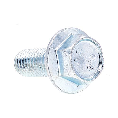 Prime-Line 9089592 Flange Bolts, Class 8.8 Metric, M10-1.50 X 25MM, Zinc Plated Steel, 25-Pack