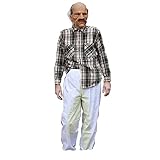 Bad Grandpa Funny Old Man Adult Halloween Costume