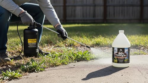 Image of Belle Chemical 50% Pure Concentrated Vinegar - 125x Stronger - Indoor and Outdoor Cleaner (256 Fl Oz)