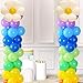 Tamodan Adjustable balloon column kit set of 2, 78 Inch balloon tower Reusable Metal Telescopic Design，balloons tower stand for Weddings, Birthdays, Baby Showers & Graduation Events