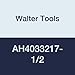 Walter Tools AH4033217-1/2 Carbide 1/2" Proto-max End Mill, 1.079" Length of Cut, 0.500" Shank Diameter, 3 Flute, 3.500" Overall Length