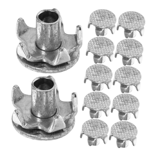 BESTYASH Non-Slip Hiking Spikes 5 Tooth Crampons Winter Walking Anti-Skid Shoe Claws