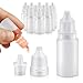 50pcs Empty Plastic Dropper Bottle/dropping Bottles(drops of Plug Can Removable)