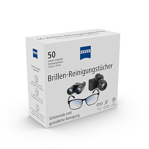 ZEISS Brillen-Reinigungst&uuml;cher 50 St&uuml;ck