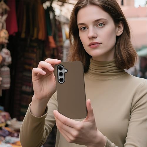 Coque Samsung S23 FE HL2 rigide marron pour éviter les rayures - 5