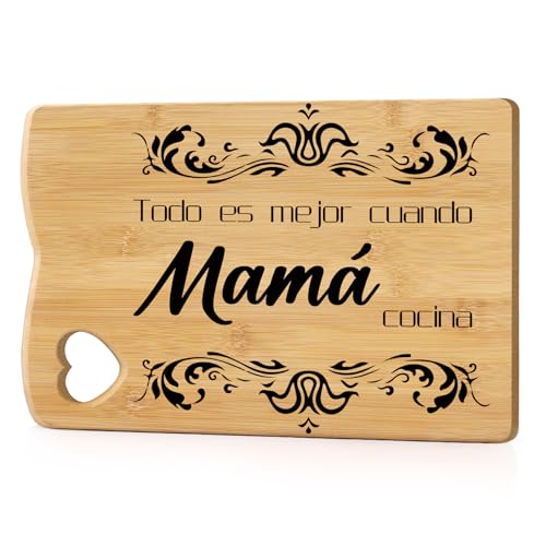 Regalo Madre Tabla De Cortar Dia de la Madre Regalos Mama Regalos Cumpleaños Madres Originales para Mamas Primerizas Mama Postparto Embarazada Día de la Madres para Mamá Navidad Reyes